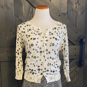 CAbi Polka Dot Cardigan